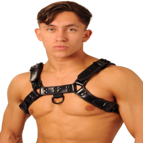Fist Leather Chest Harness • Large