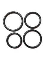 Rubber Cock ring set (pack of 4) 