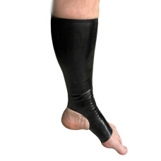 Open heel socks
