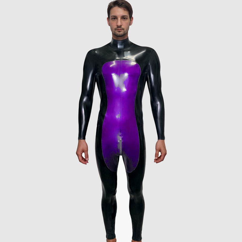 Maxx suit with full thru zip