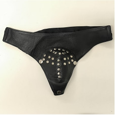 Leather Jockstrap  briefs style back 34- 36