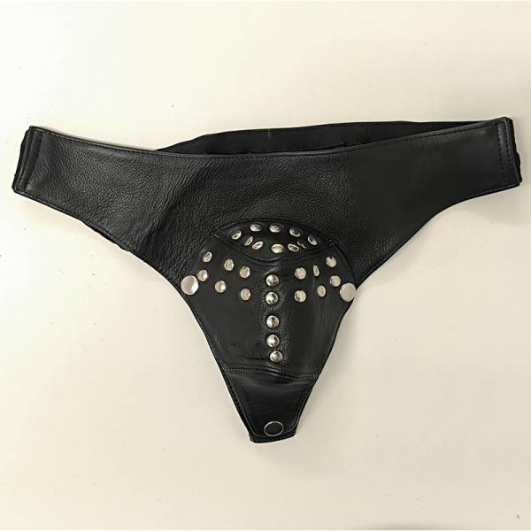 Leather Jockstrap  briefs style back 34- 36