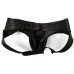 Men Black Leather Jock Strap 36" - 38"